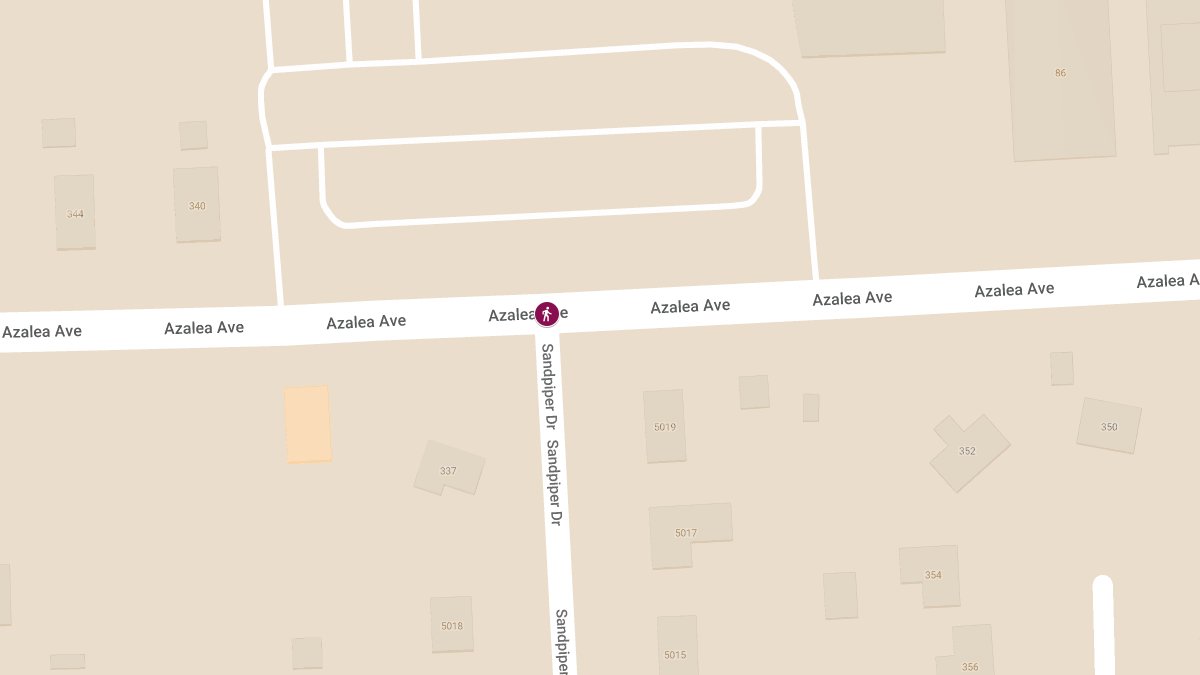 Fatal Pedestrian Crash on Azalea Ave at Sandpiper Dr