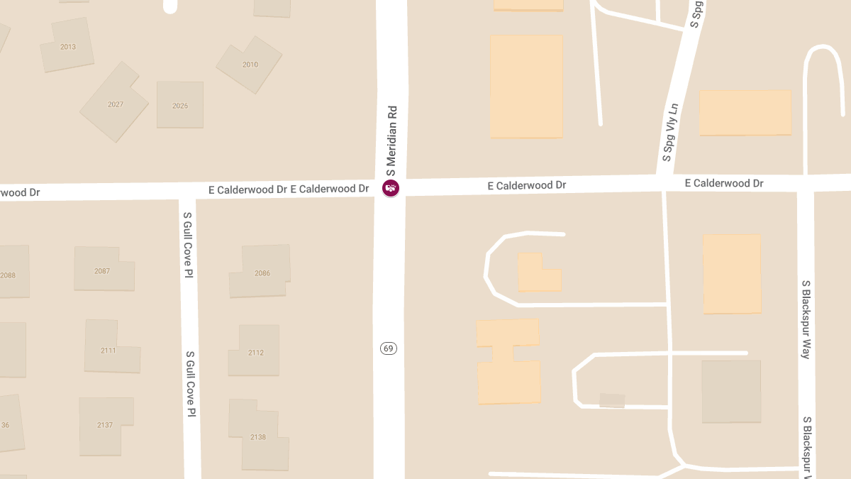 Fatal Rollover Crash at S Meridian Rd & W Calderwood St
