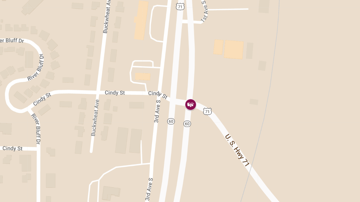 Fatal T-Bone Collision at Highway 71 and Cindy St