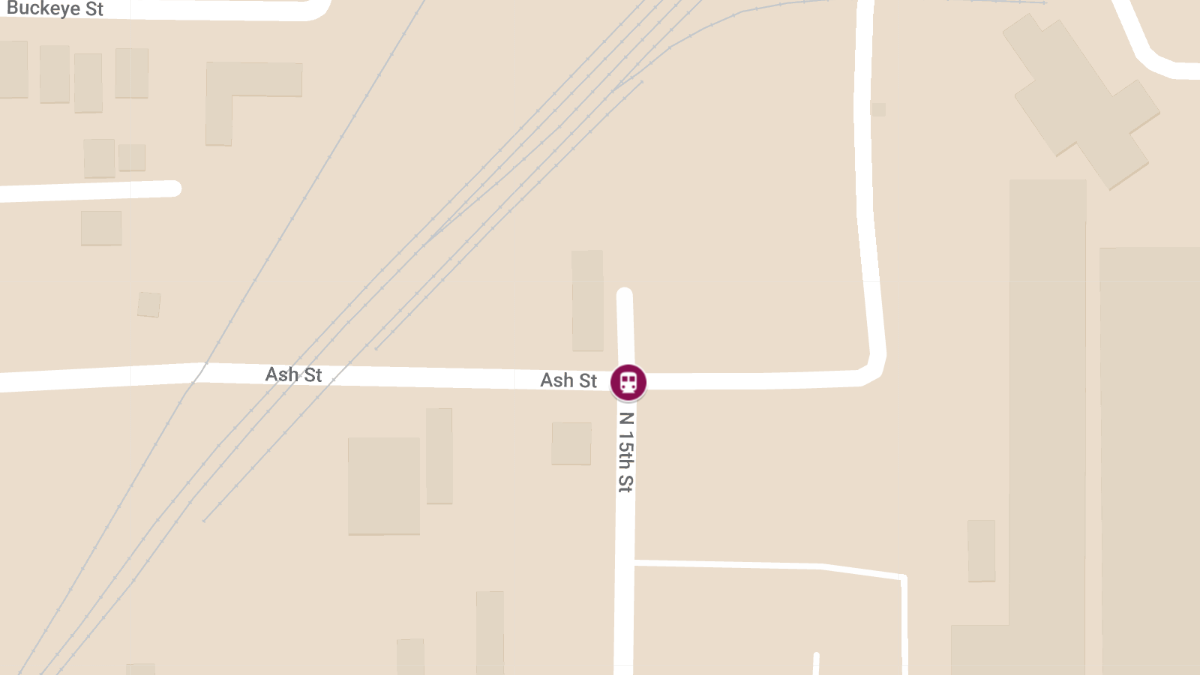 Fatal Train Accident at N 15th St & Ash St