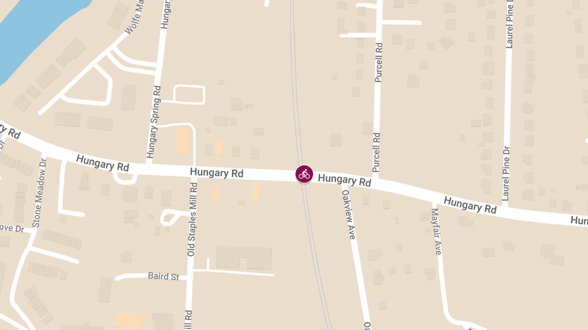 Fatal Train vs. Bicycle Accident at Hungary Rd & Oakview Ave