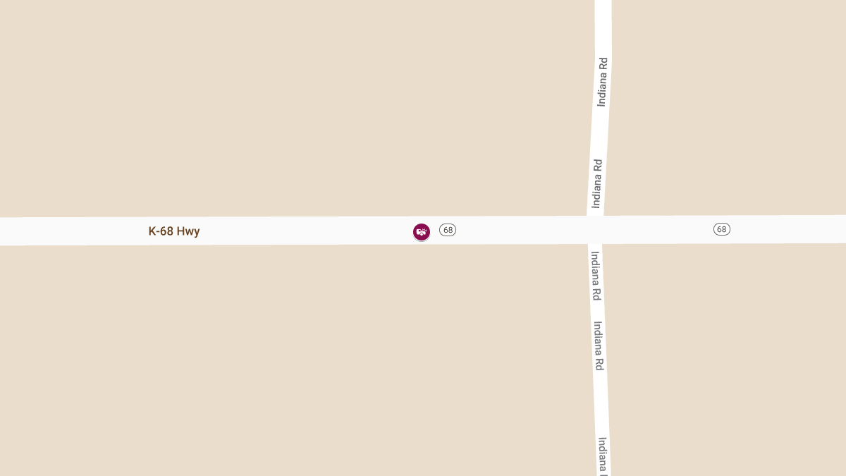 Fatal Two-Car Crash on Kansas Highway 68 Near Indiana Rd
