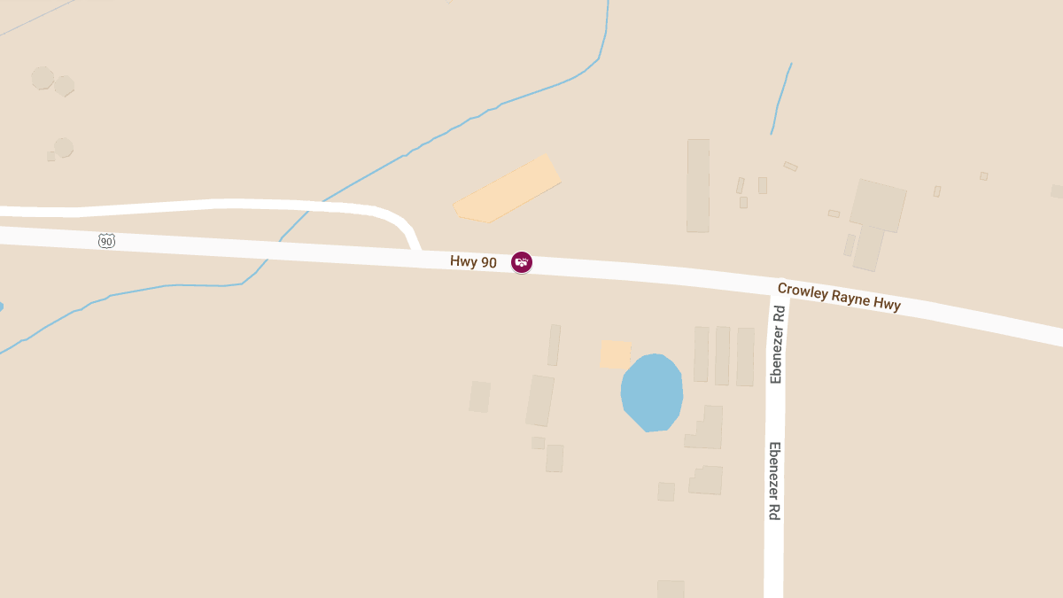 Fatal Two-Vehicle Crash on U.S. Highway 90 near Ebenezer Rd