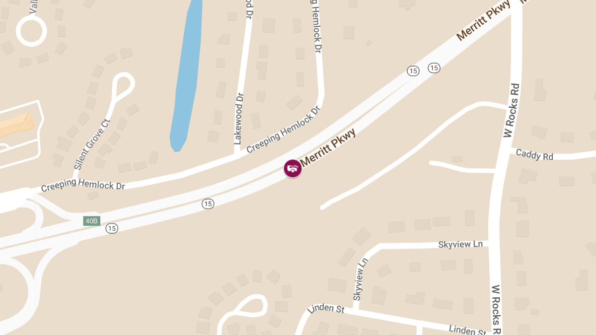 Fiery Three-Car Crash on Merritt Pkwy Between Exits 39B and 40A