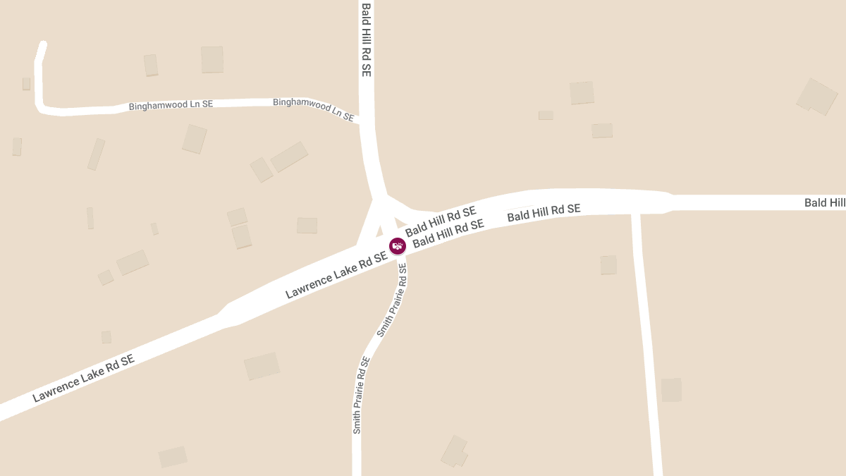 Fire Responds to Crash at Lawrence Lake Rd & Bald Hill Rd