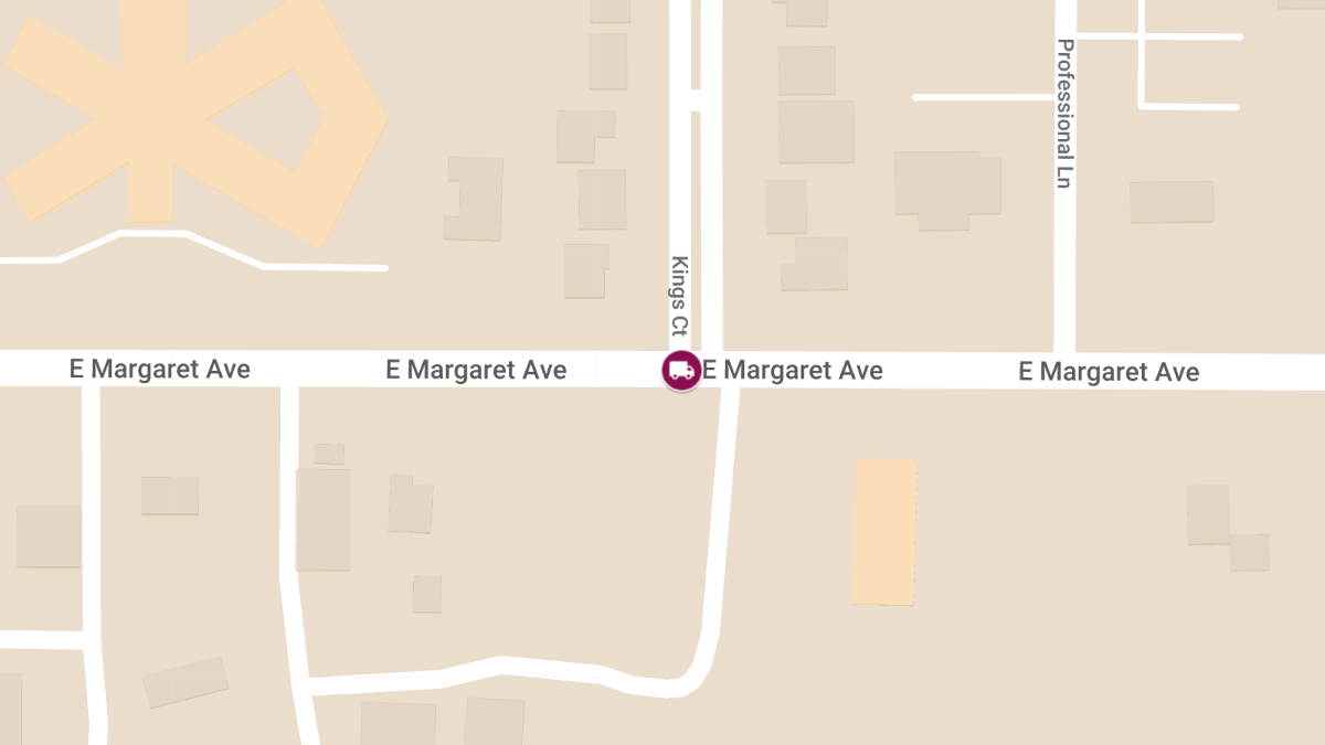 Firetruck vs Vehicle Collision at Margaret Ave & Kings Ct