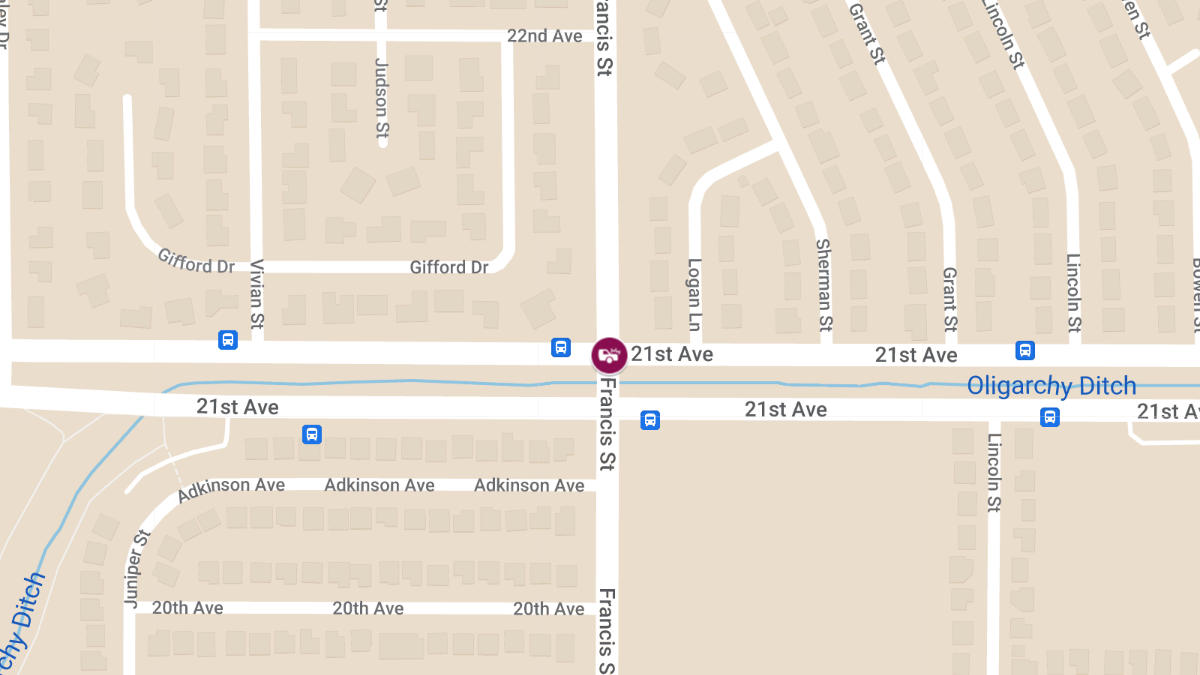 Five-Vehicle Crash Involving Motorcycle at 21st Ave & Francis St