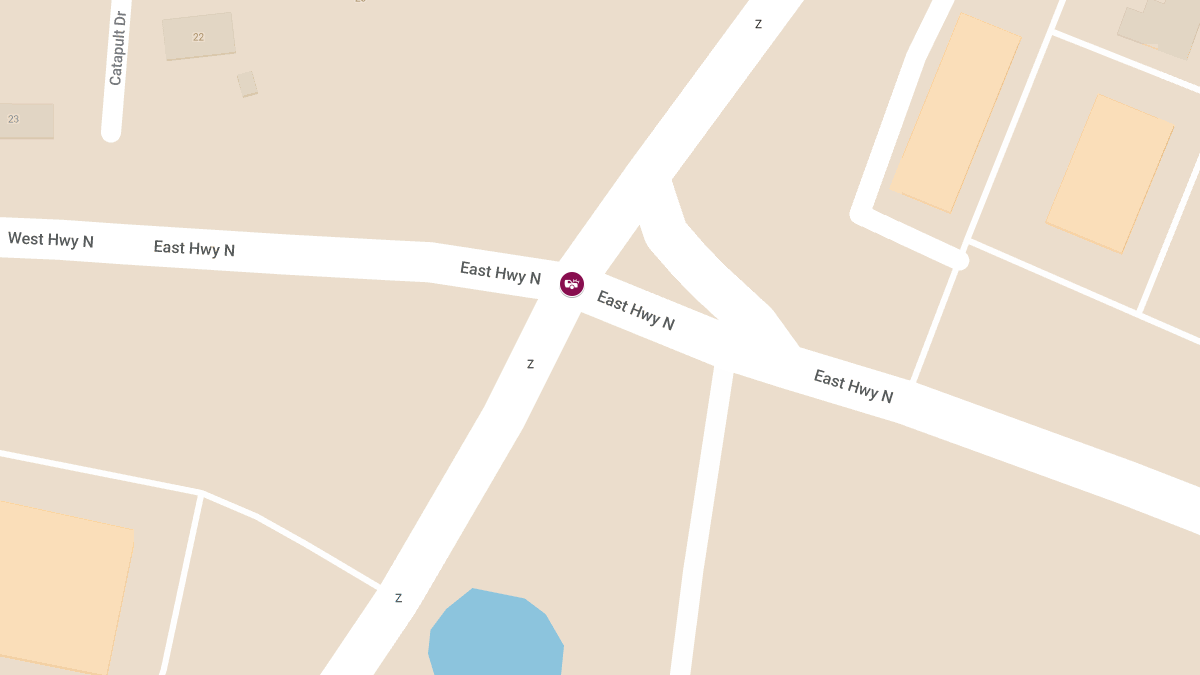 Head-On Collision on Rte Z at Rte N