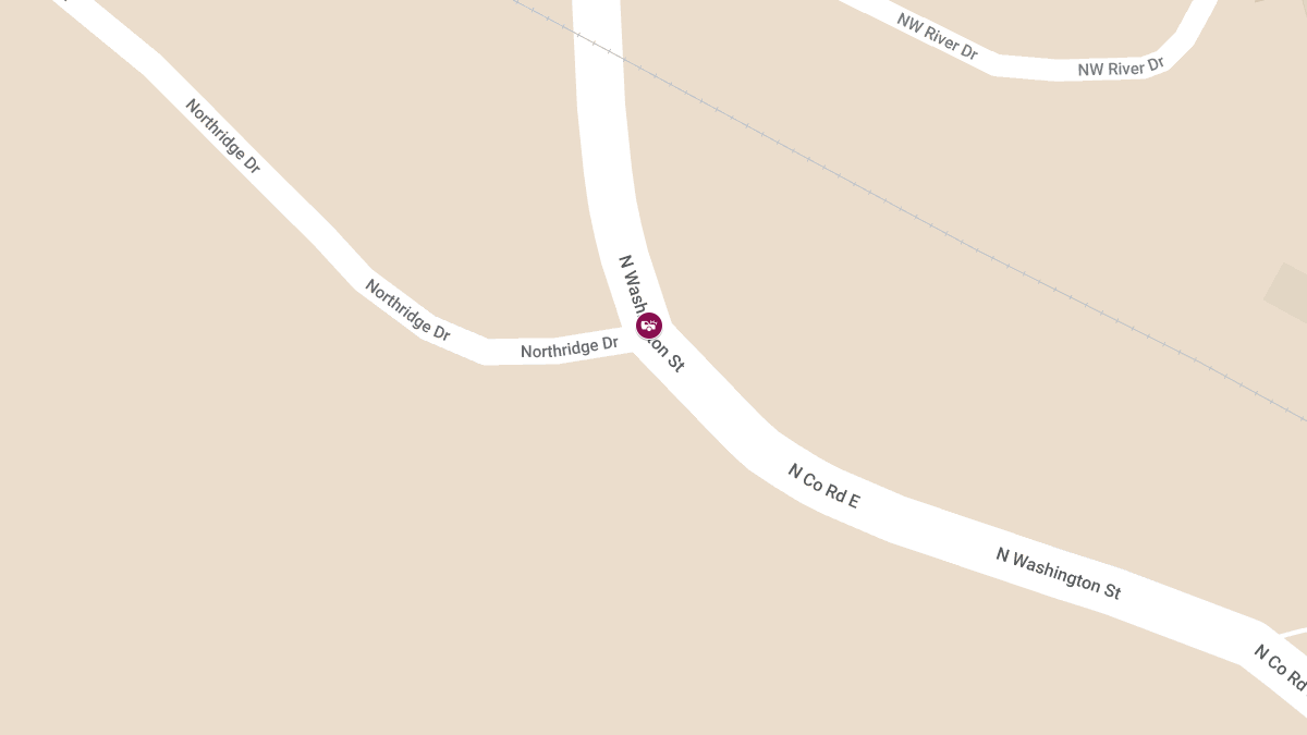 Head-On Collision with Injuries at N Cnty E & Northridge Rd