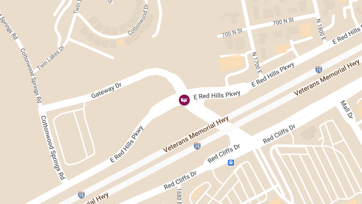Head-On Crash with Injuries at Red Hills & Gateway Dr