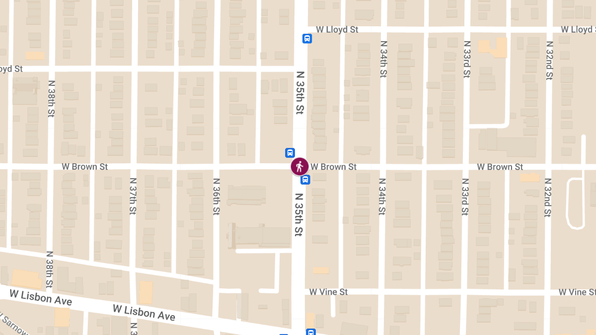 Hit-and-Run Crash with Injuries at 35th St & Brown St