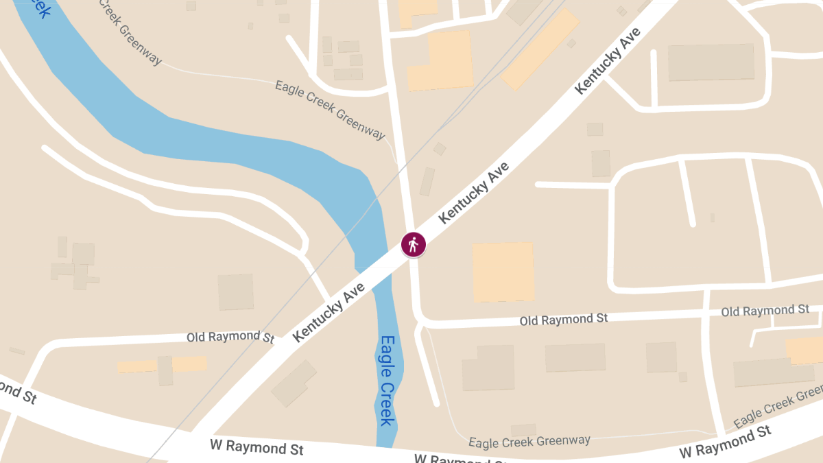 Hit-and-Run Involving Pedestrian at S Belmont Ave & Kentucky Ave