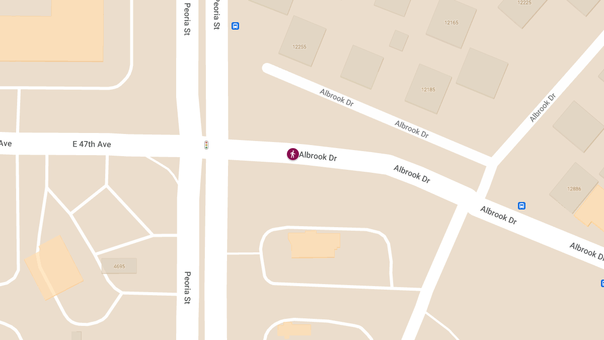 Hit-and-Run Pedestrian Accident Near Albrook Dr and Peoria St Leaves One Injured