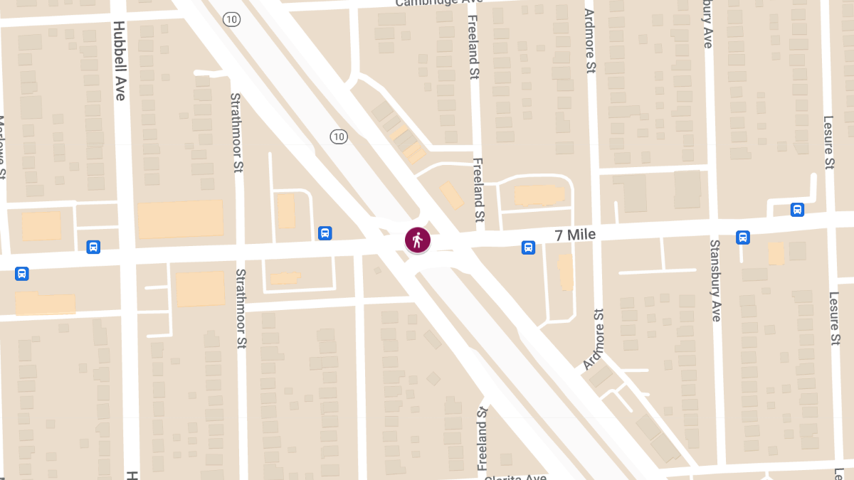 Hit-and-Run with Injuries Reported at W 7 Mile Rd & James Couzens Fwy