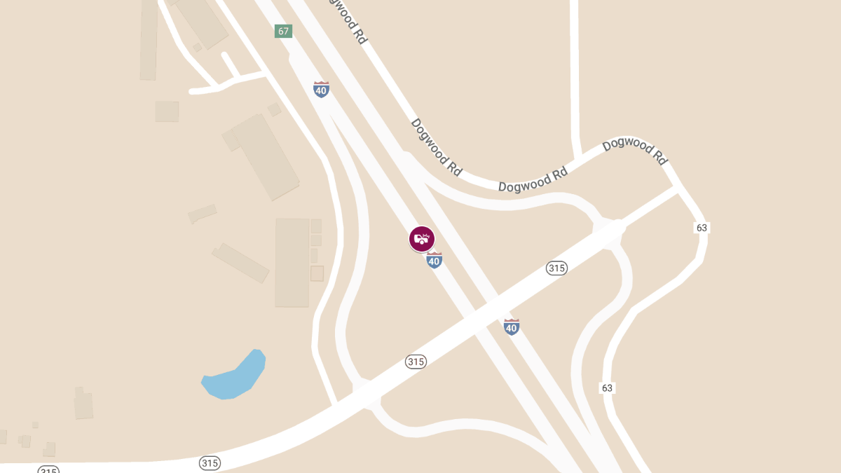 Injuries Reported in Accident on EB I-40 near Mile Marker 45.6