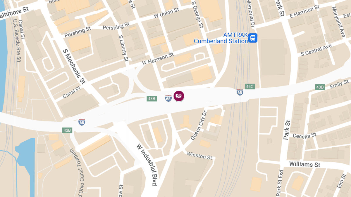 Injuries Reported in Auto Accident on I-68 WB at MM 74