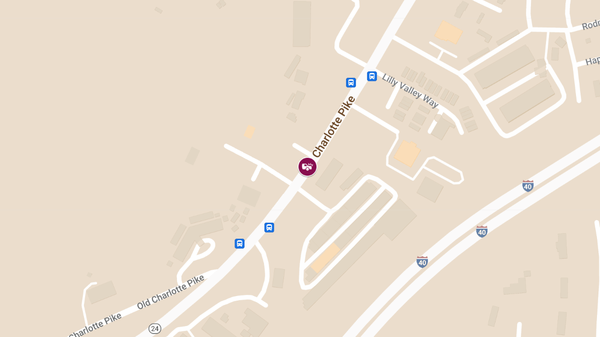 Injuries Reported in Crash at 7102 Charlotte Pike