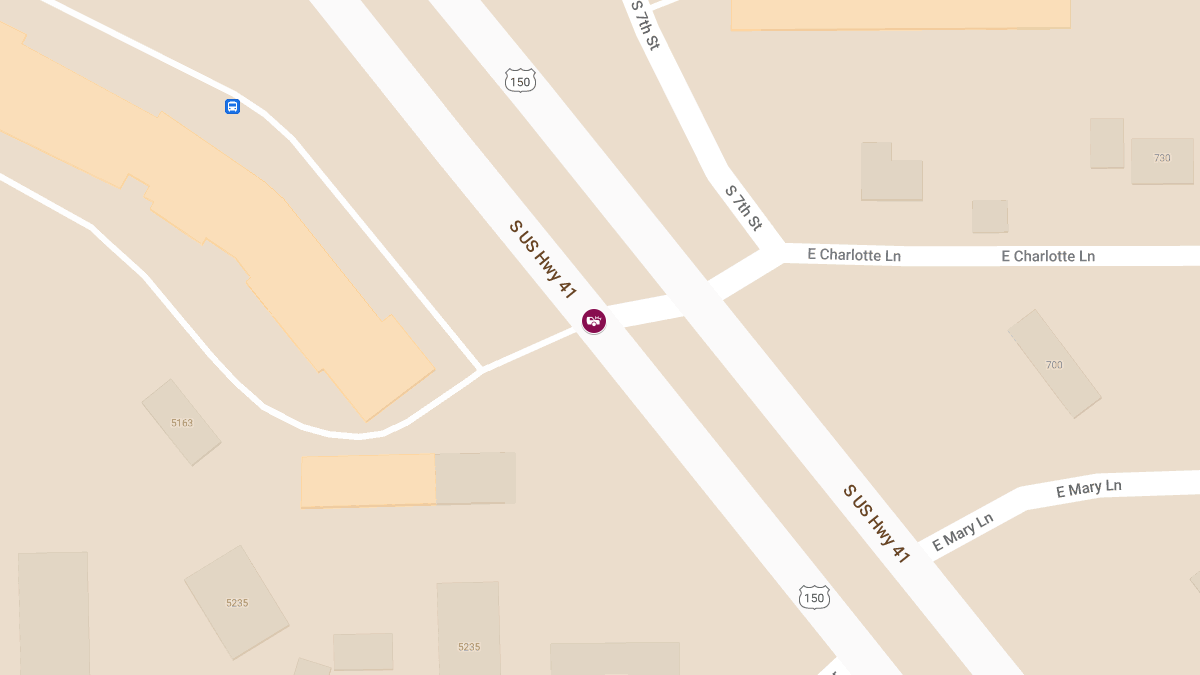 Injuries Reported in Crash at S 41 & Charlotte Ln