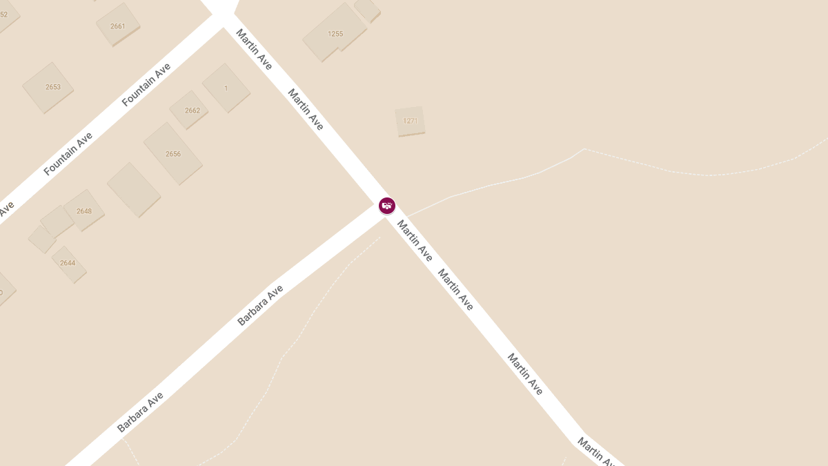 Injuries Reported in Head-On Collision at Barbara Ave & Martin Ave