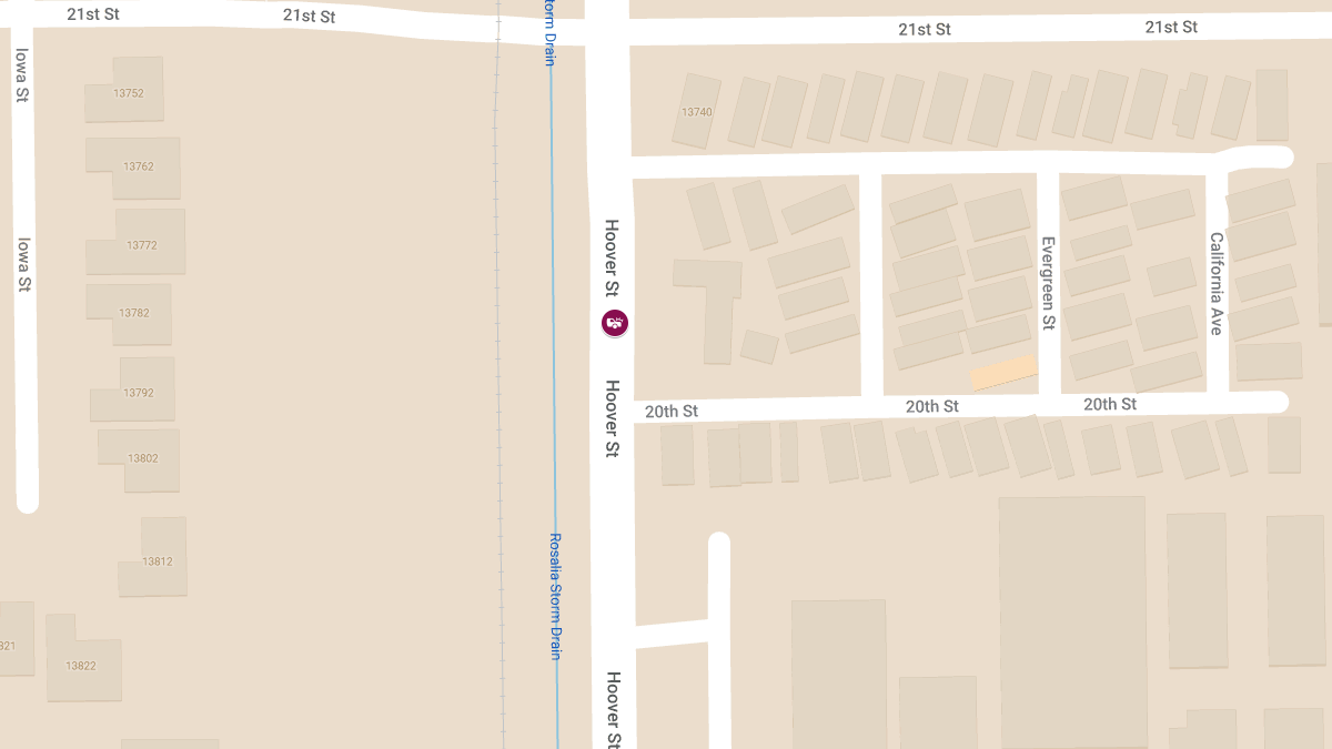 Injuries Reported in Vehicle Crash on Hoover St