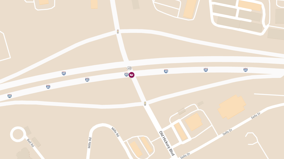 Injuries in Accident at Old Hickory Blvd & I-40 W