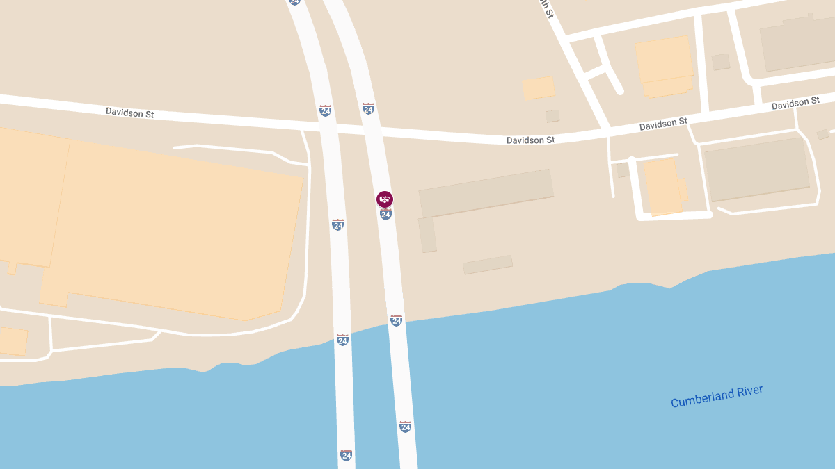 Injuries in Collision at Exit 53 on I-24 Eastbound