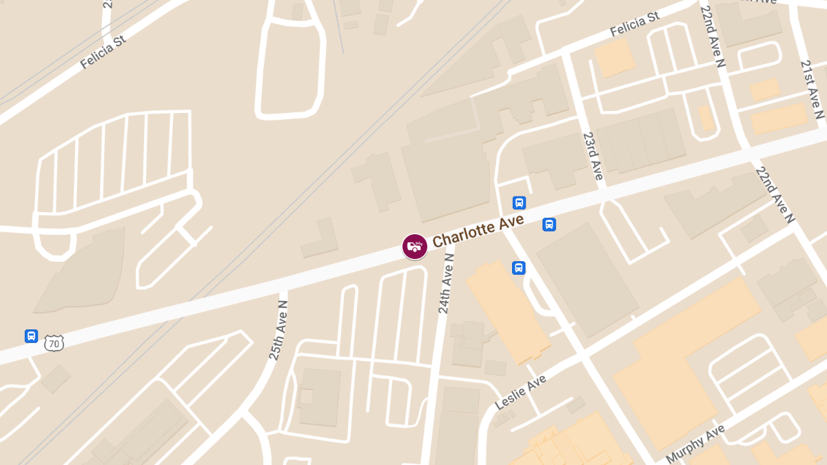 Injuries in Crash at 2400 Charlotte Ave