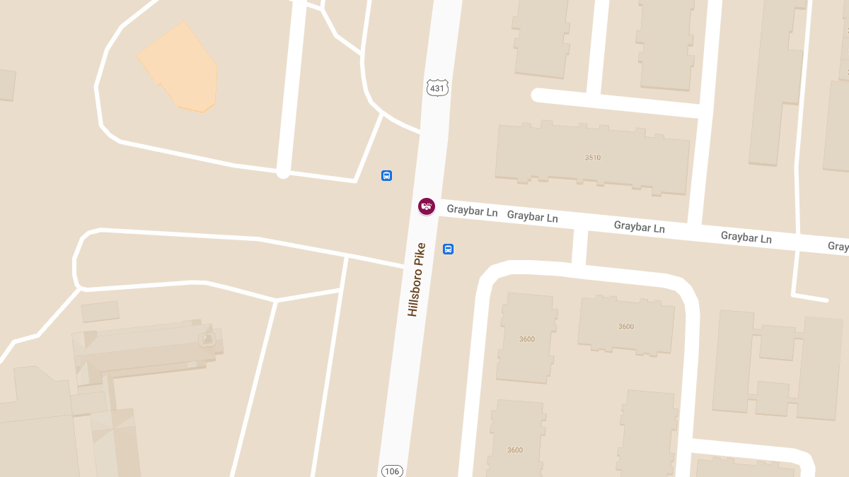 Injuries in Crash at Hillsboro Pike & Graybar Ln