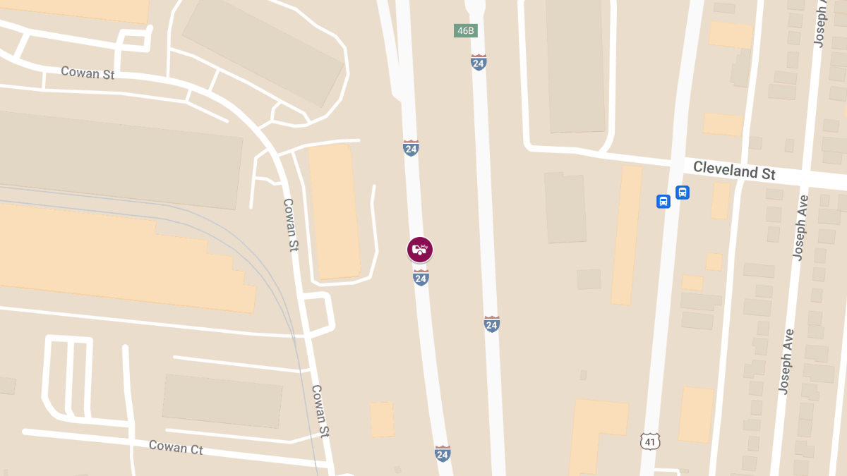 Injuries in Crash at MM 46.8 I-24 W