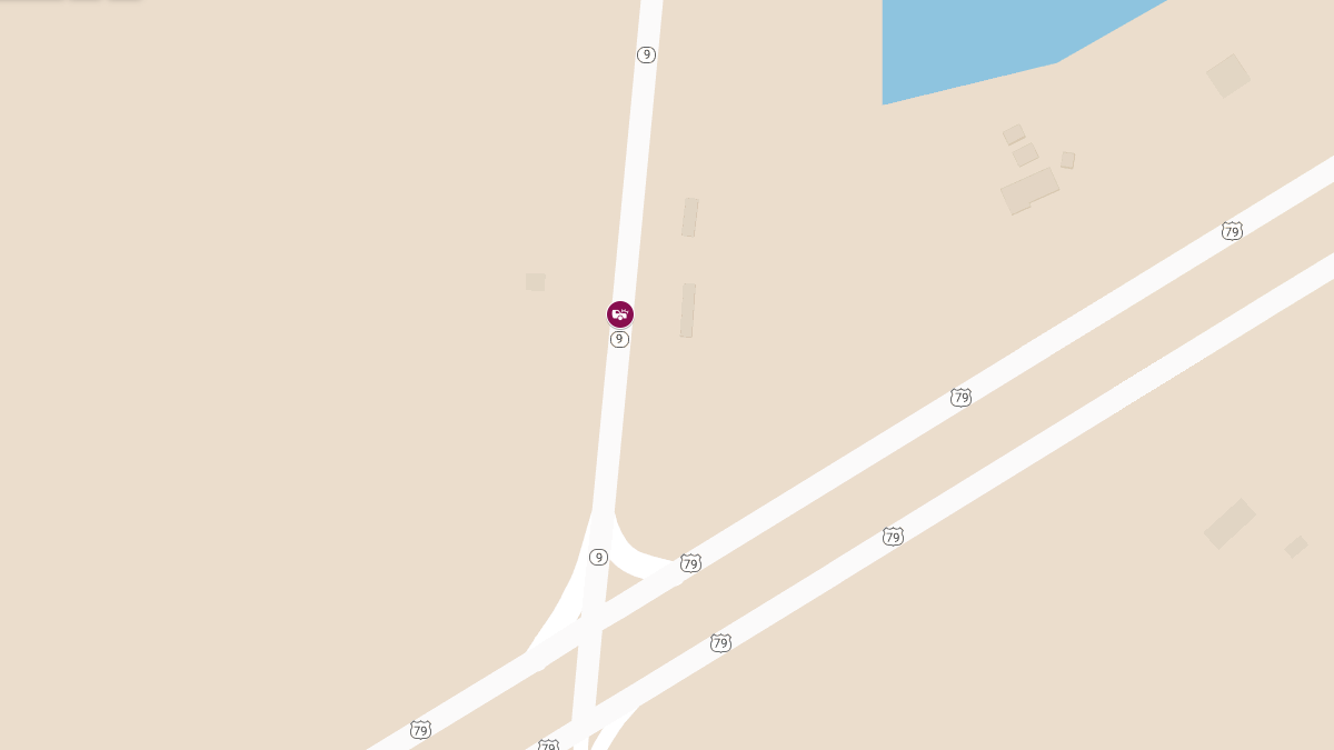 Injuries in Crash on SB U.S. Hwy 79, 0.1 Miles Northeast of State Hwy 9