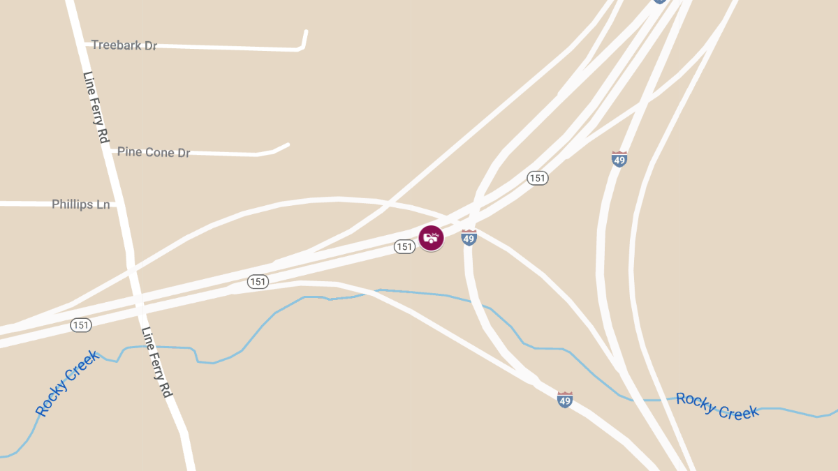 Injuries in Crash on WB State Highway 151 Near I-49