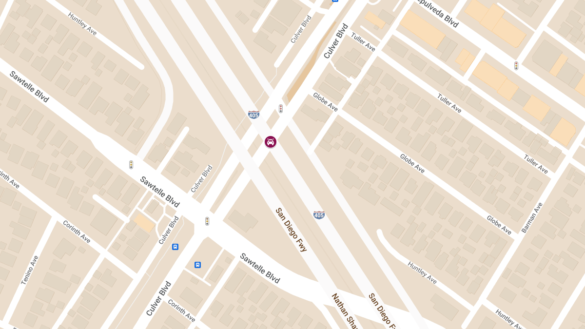 Injuries in Police Chase Ends in Crash at 405 Freeway and Culver Blvd