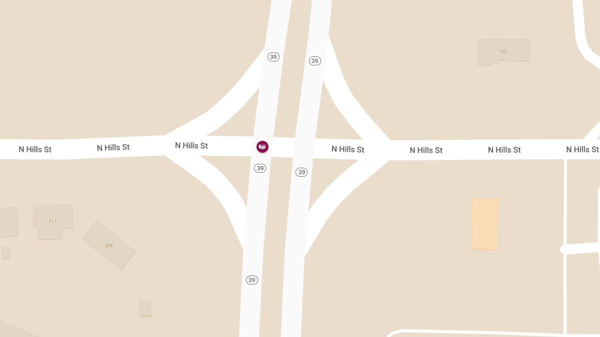 Injuries in Three-Car Accident on Hwy 39 at North Hills Street