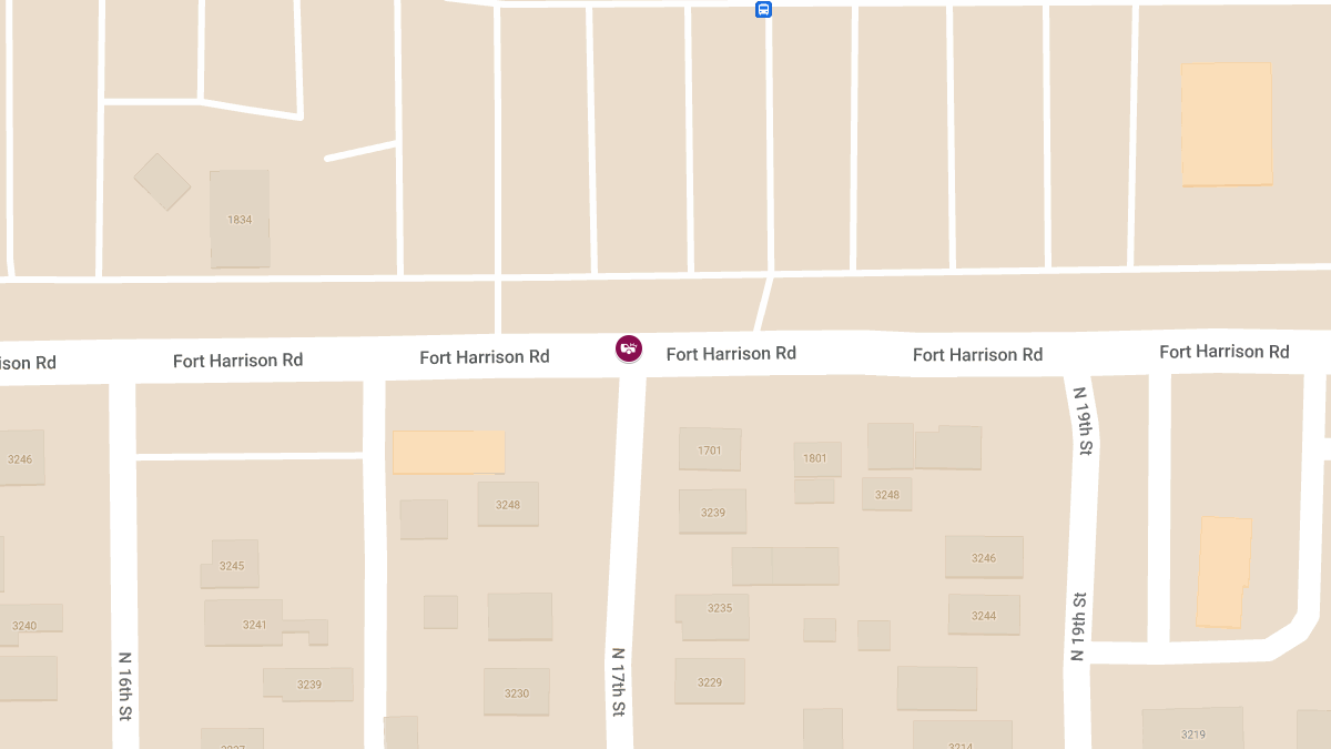 Injury Accident Reported at 17th St & Fort Harrison Rd