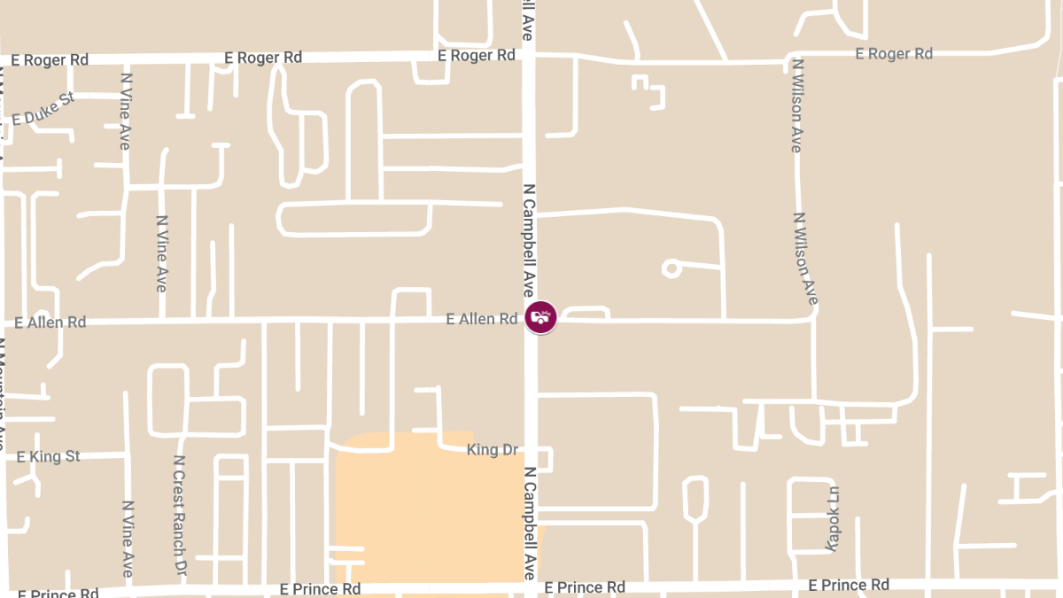 Injury Accident Reported at Campbell Ave & Allen Rd