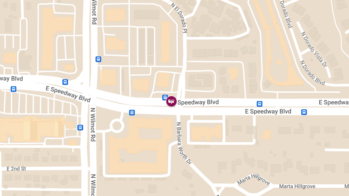 Injury Accident Reported  at E Speedway Blvd and N El Dorado Pl