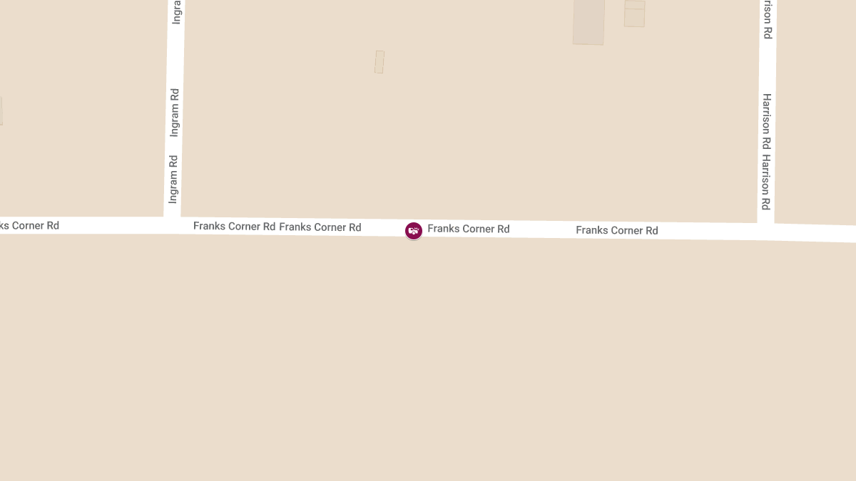 Injury Accident Reported at Franks Corner