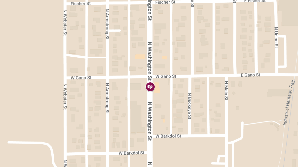 Injury Accident Reported at Gano St & Washington St