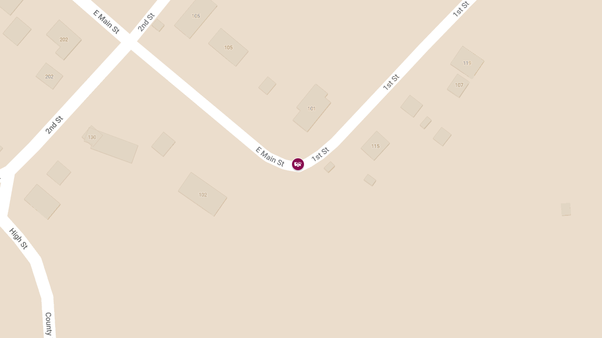 Injury Accident Reported at Main St & 1st St