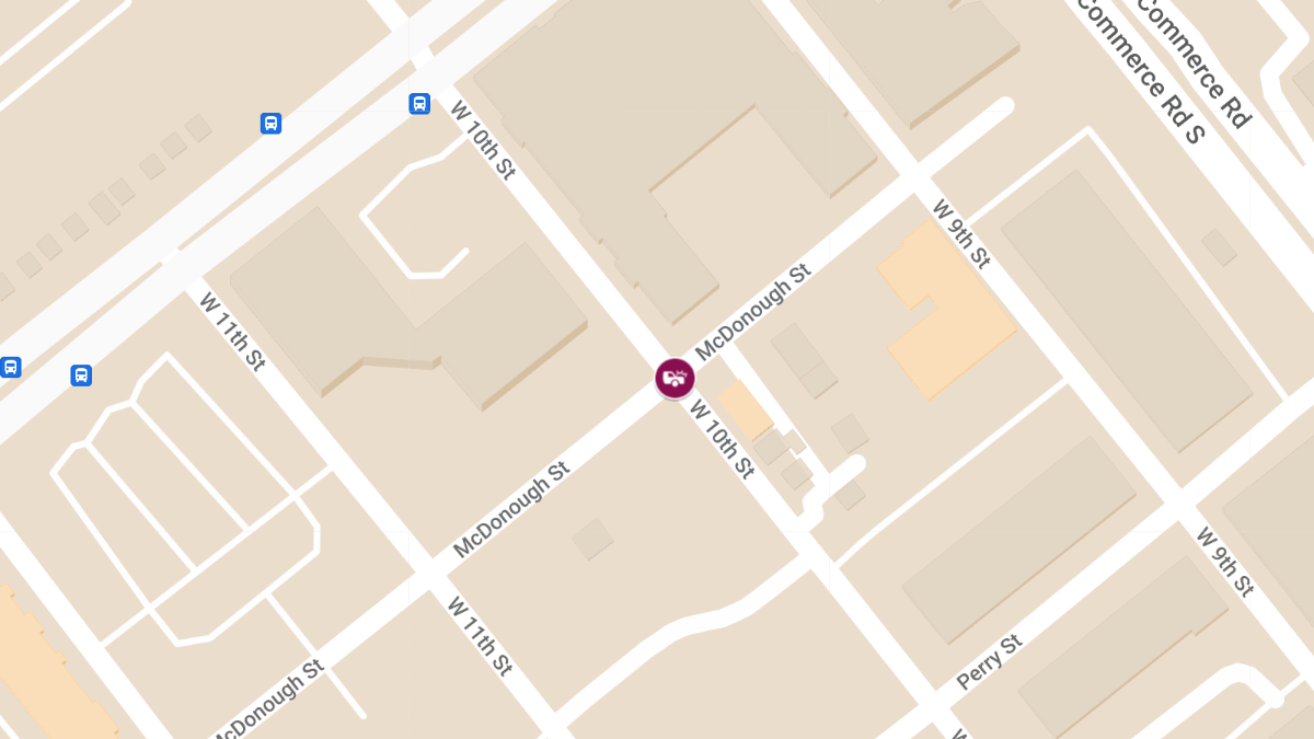 Injury Accident Reported  at McDonough St & W 10th St