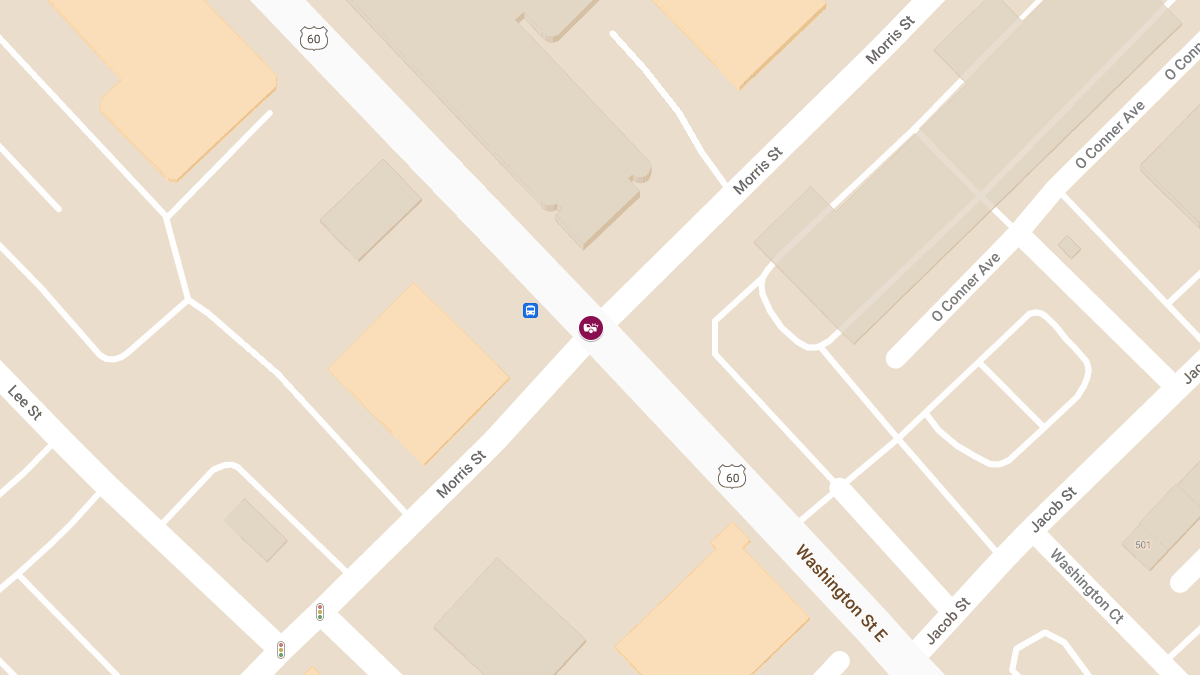 Injury Accident Reported at Morris St & Washington St E
