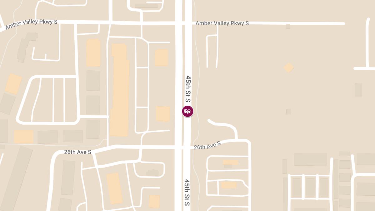 Injury Accident Reported on 45th St S