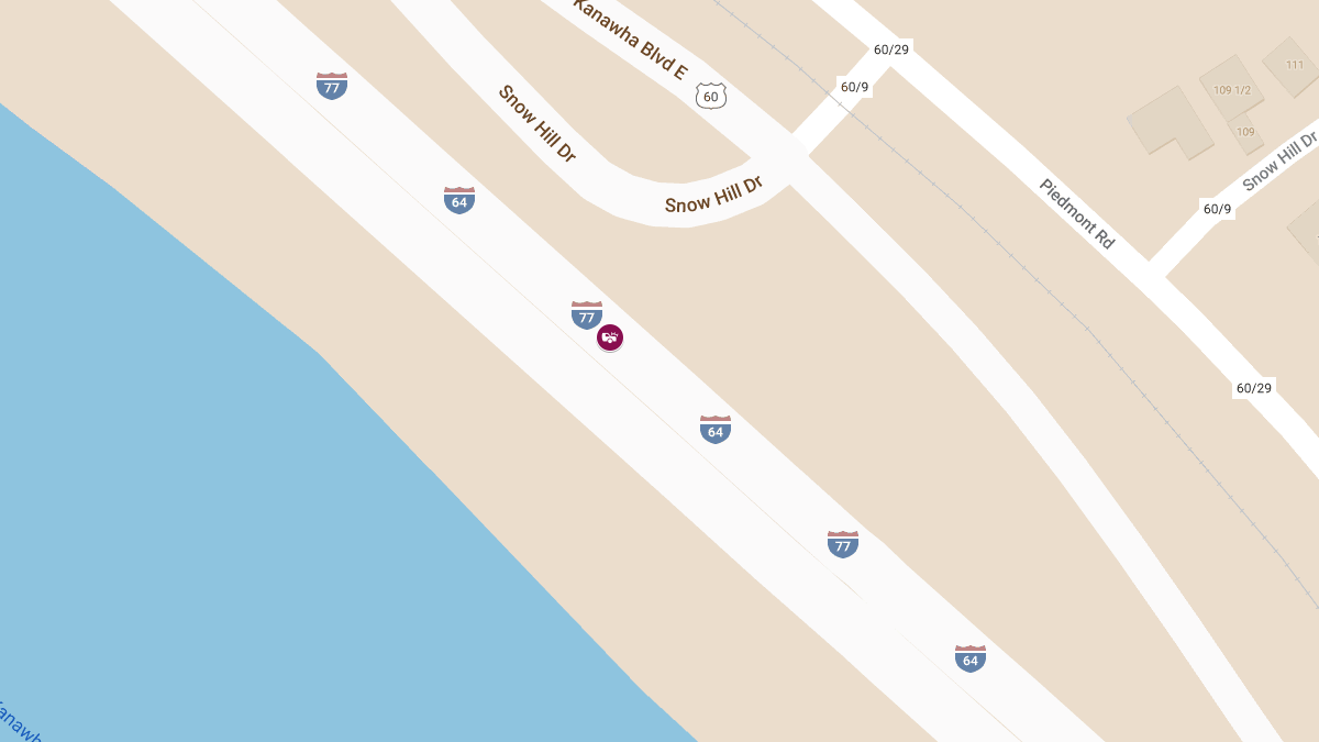 Injury Accident Reported on I-77 South Near MM 97