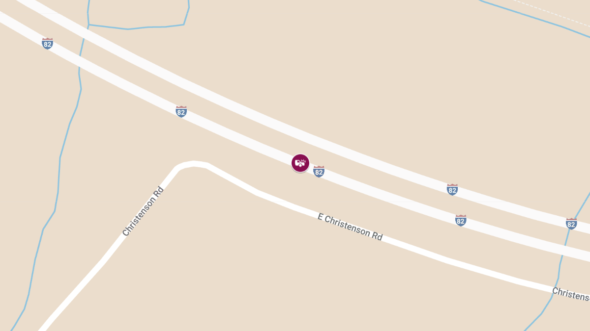 Injury Accident Reported on I-82 Near Milepost 113
