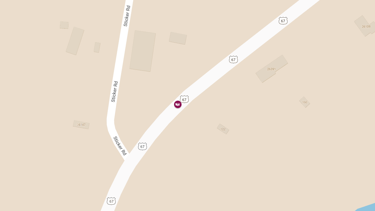 Injury Accident Reported on SB U.S. Highway 67 Near Exit 10A