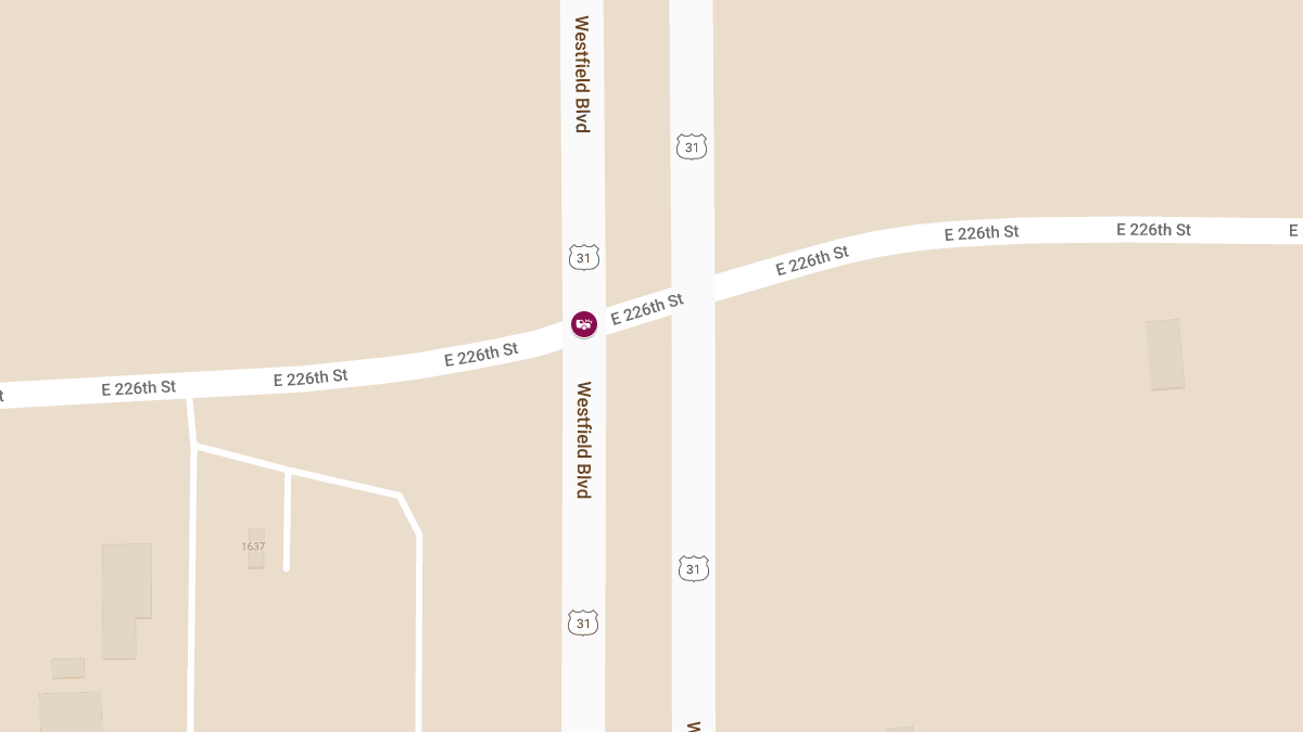 Injury Accident Reported on US-31 SB at E 226th St