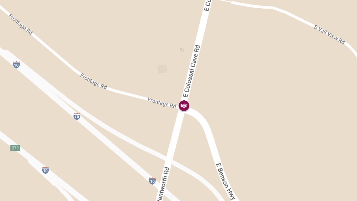 Injury Accident at 12903 E Colossal Cave Rd