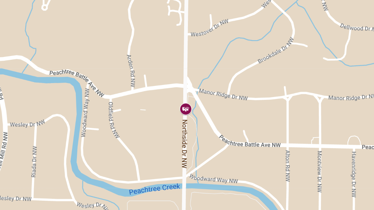 Injury Accident at 1760 Northside Dr NW