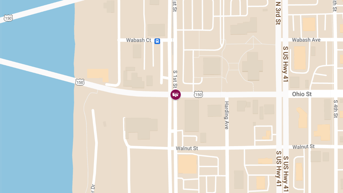 Injury Accident at 1st St & Ohio St