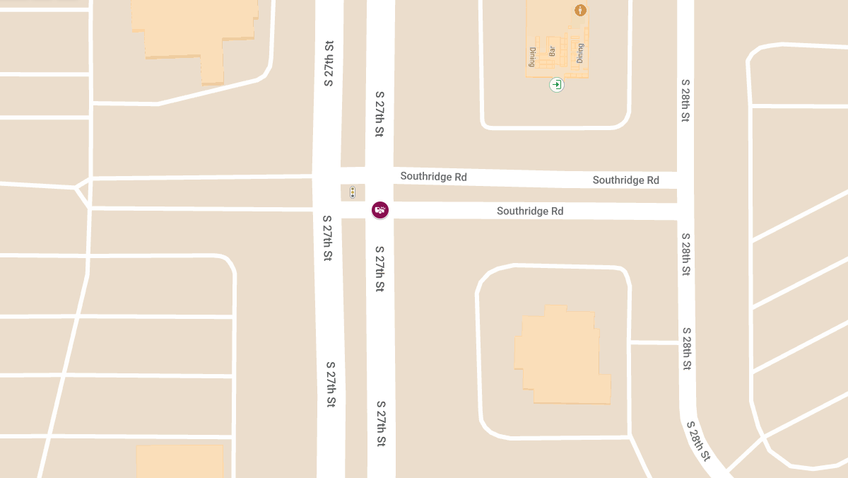Injury Accident at 27th St & Southridge Rd